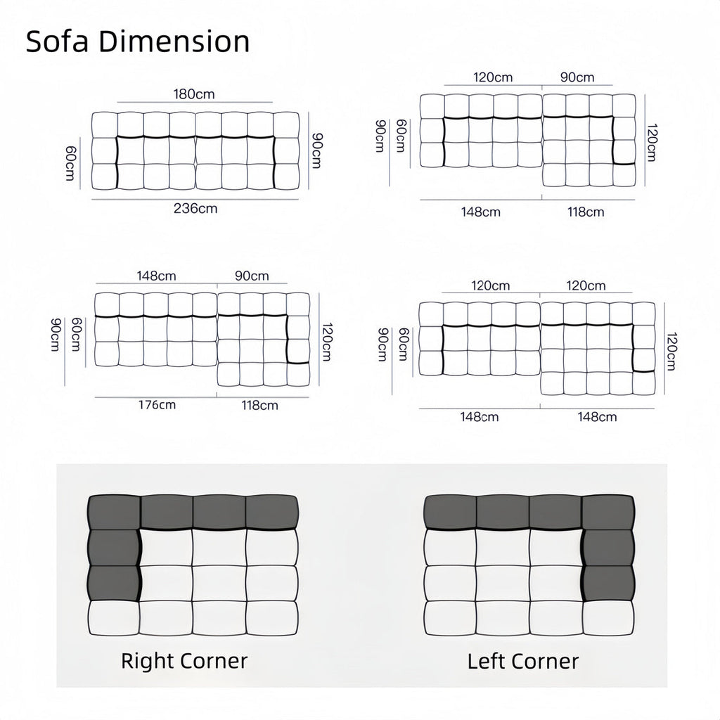Maple Home Upholstered Sofa Set ?¡ìC Custom Sizes & Colors,UAE-Made