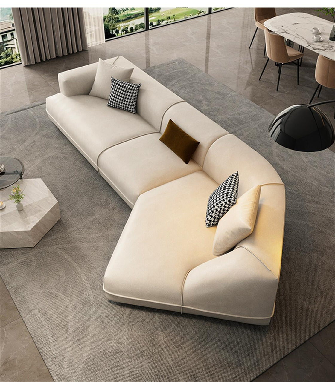 Maple Home Upholstered Sofa Set ?¡ìC Custom Sizes & Colors,UAE-Made