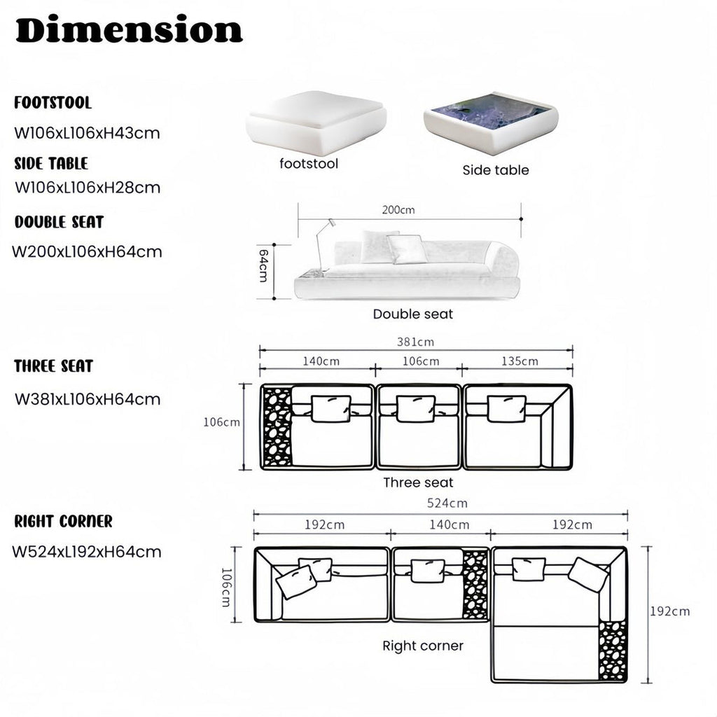 Maple Home Upholstered Sofa Set ?¡ìC Custom Sizes & Colors,UAE-Made