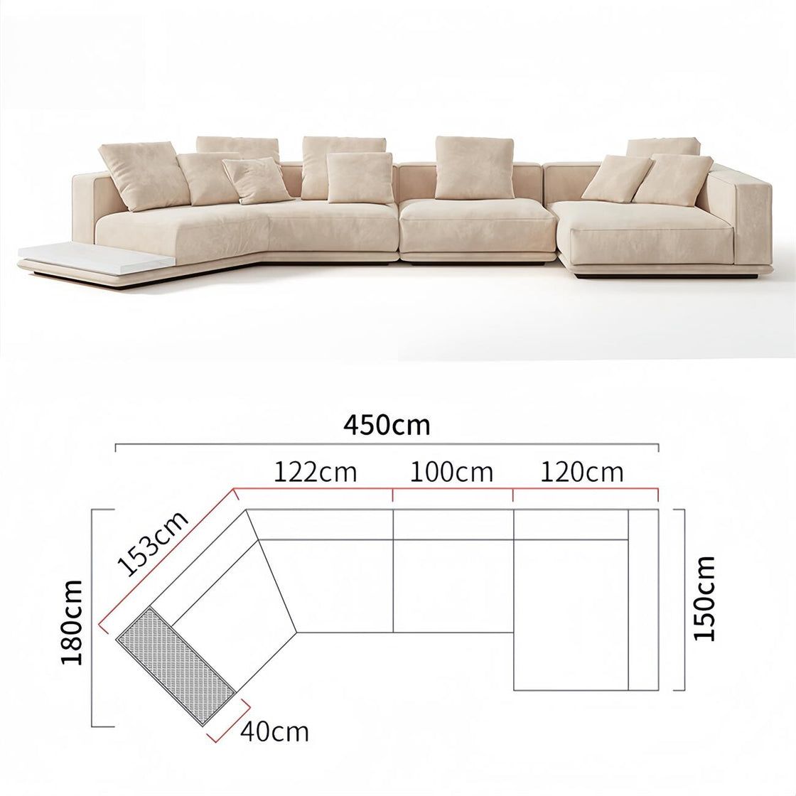 Maple Home Upholstered Sofa Set ?¡ìC Custom Sizes & Colors,UAE-Made