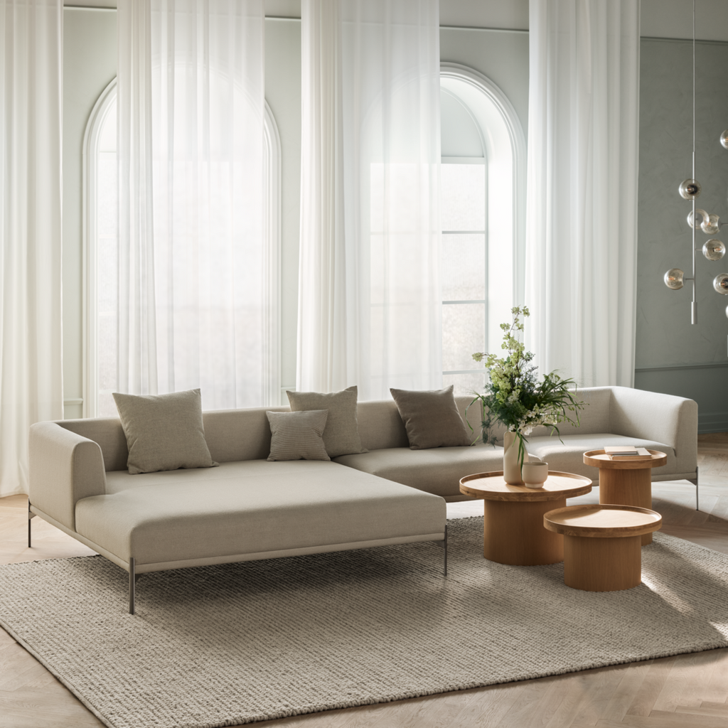 Maple Home Upholstered Sofa Set ?¡ìC Custom Sizes & Colors,UAE-Made