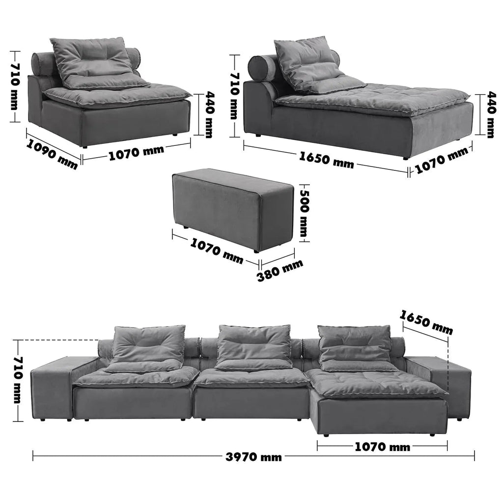 Maple Home Upholstered Sofa Set Custom Sizes & Colors,UAE-Made