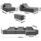 Maple Home Upholstered Sofa Set Custom Sizes & Colors,UAE-Made