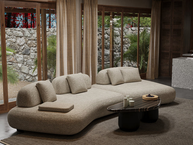 Maple Home Upholstered Sofa Set Custom Sizes & Colors,UAE-Made