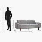 Maple Home Upholstered Sofa Set Custom Sizes & Colors,UAE-Made