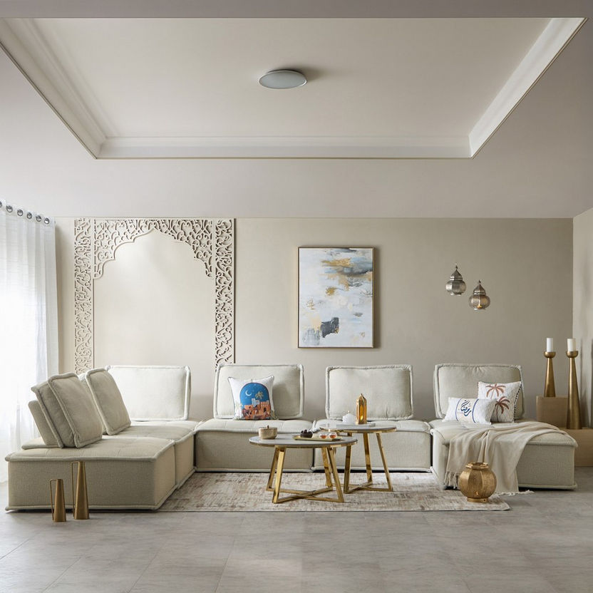 Maple Home Upholstered Sofa Set Custom Sizes & Colors,UAE-Made