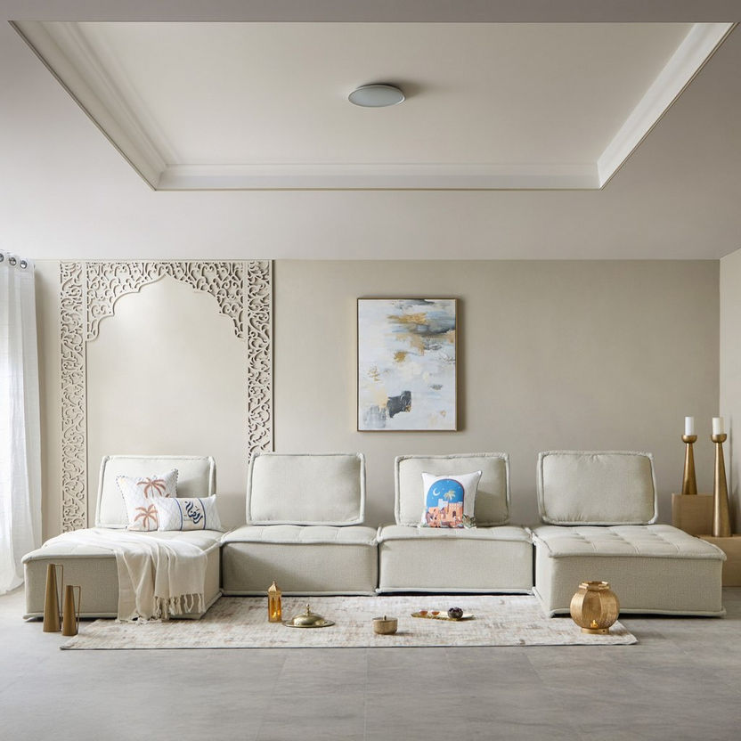 Maple Home Upholstered Sofa Set Custom Sizes & Colors,UAE-Made