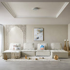 Maple Home Upholstered Sofa Set Custom Sizes & Colors,UAE-Made