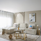 Maple Home Upholstered Sofa Set Custom Sizes & Colors,UAE-Made