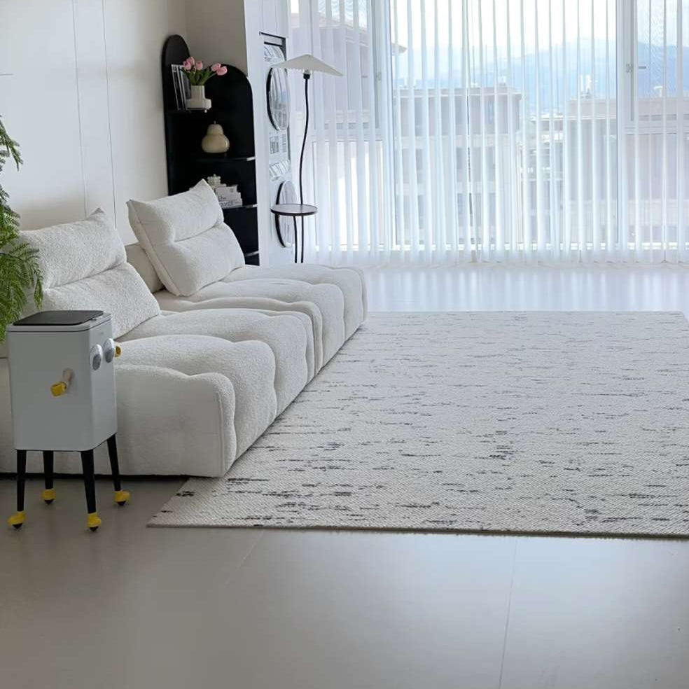 Modular Sectional Sofa Armless Square Couch Modern Single Free Combination Fleece Fabric