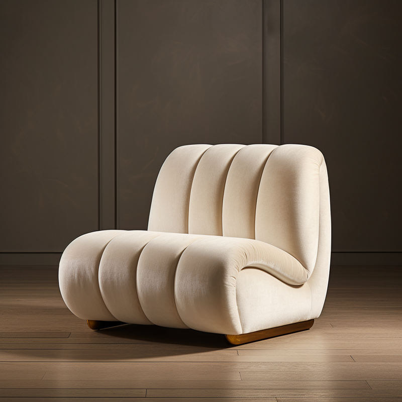 Custom Single Sofa Chair Personalized Leisure Seating for Home Living Spaces
