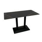 Compact Dining Table , 2-6 Seater for Home & Small Restaurants, 70120cm, Space-Saving Design
