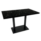 Compact Dining Table , 2-6 Seater for Home & Small Restaurants, 70120cm, Space-Saving Design