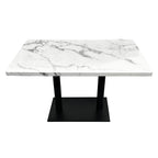Compact Dining Table , 2-6 Seater for Home & Small Restaurants, Square 70cm, Space-Saving Design