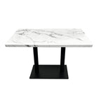 Compact Dining Table , 2-6 Seater for Home & Small Restaurants, Square 70cm, Space-Saving Design