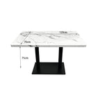 Compact Dining Table , 2-6 Seater for Home & Small Restaurants, Square 70cm, Space-Saving Design