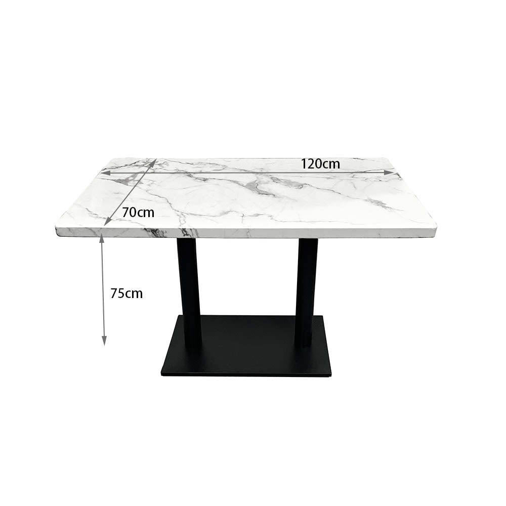 Compact Dining Table , 2-6 Seater for Home & Small Restaurants, Square 70cm, Space-Saving Design