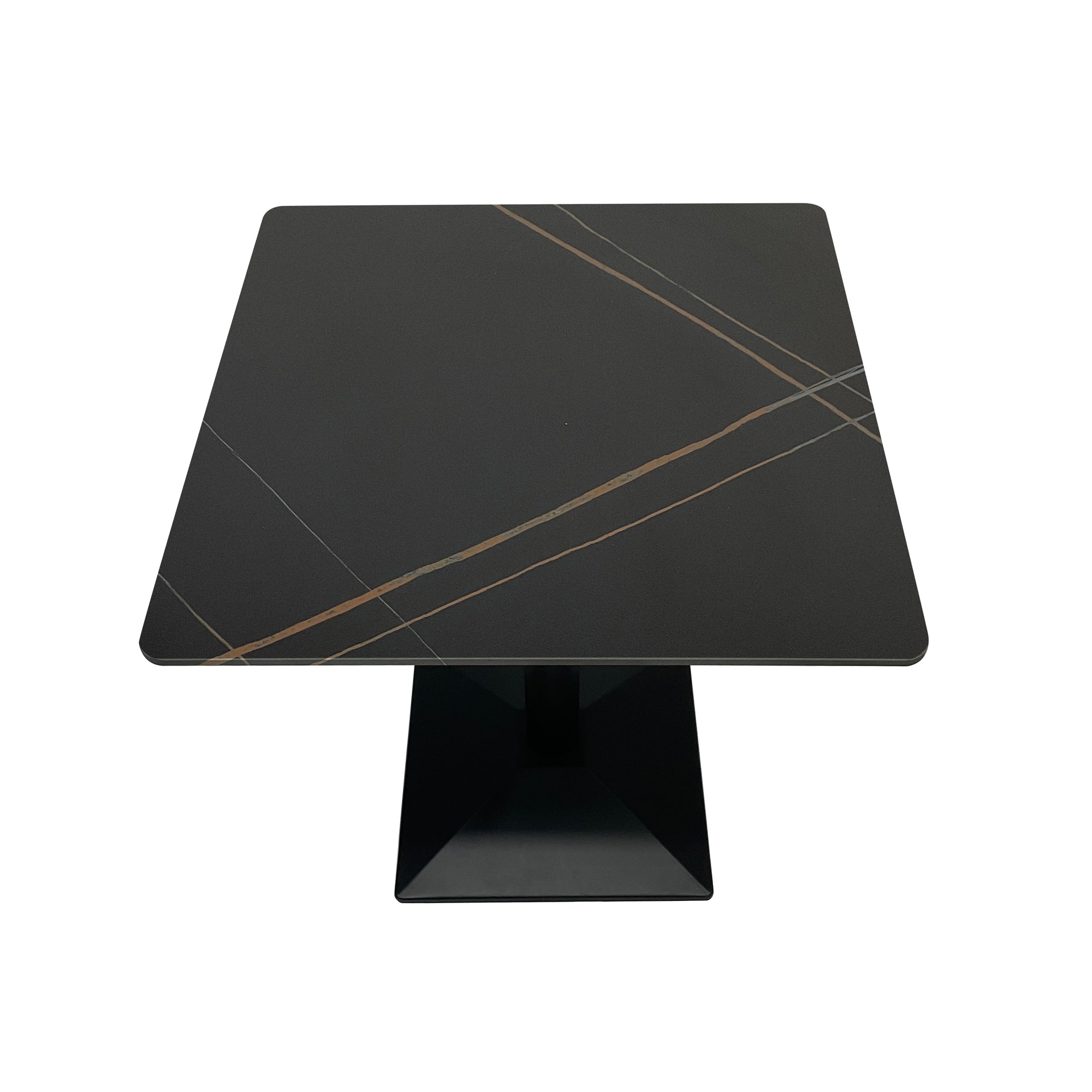 Compact Dining Table , 2-6 Seater for Home & Small Restaurants, Square 80cm, Space-Saving Design