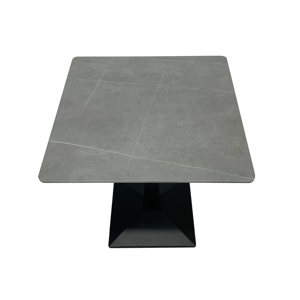 Compact Dining Table , 2-6 Seater for Home & Small Restaurants, Square 80cm, Space-Saving Design