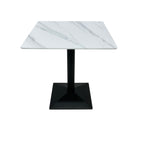 Compact Dining Table , 2-6 Seater for Home & Small Restaurants, Square 80cm, Space-Saving Design