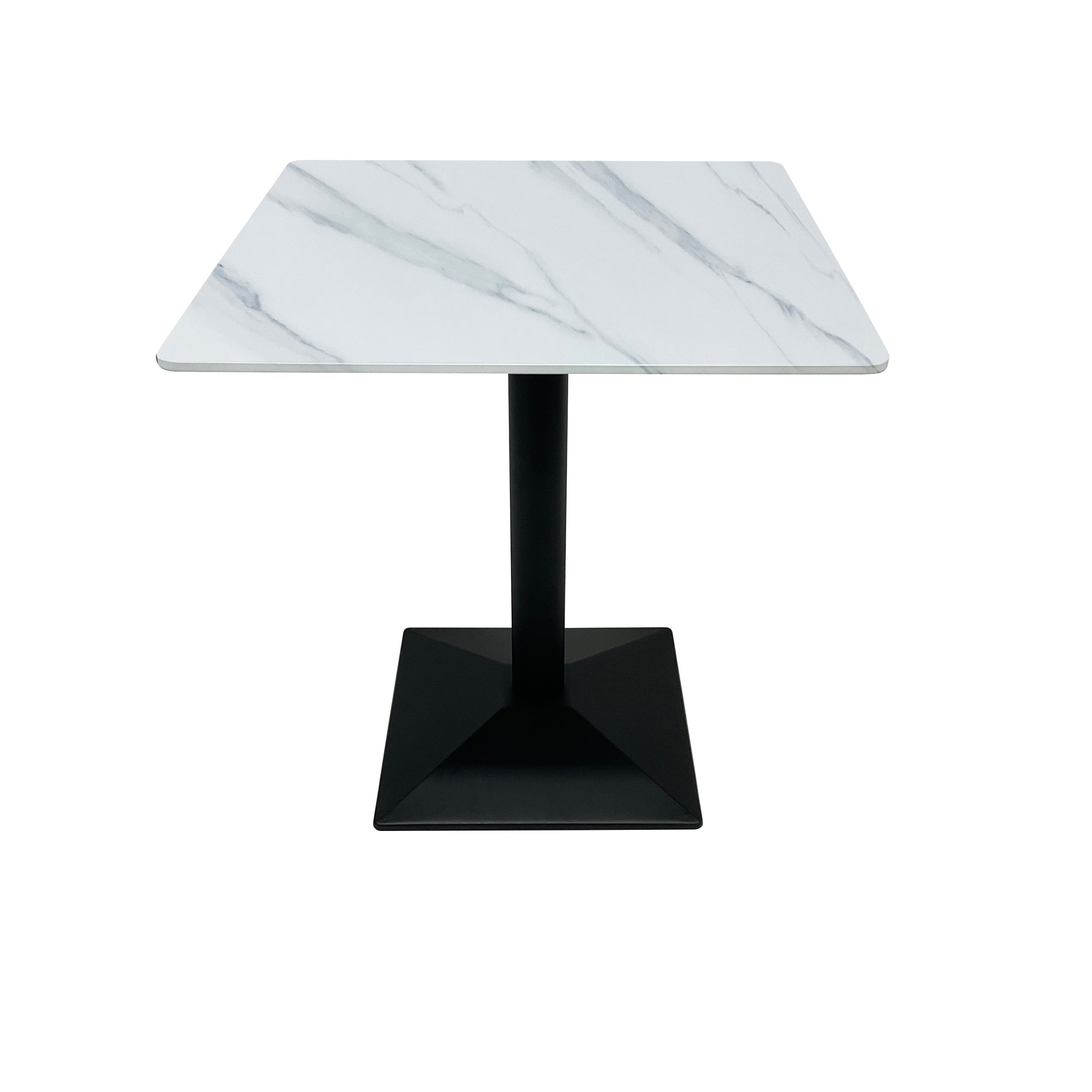 Compact Dining Table , 2-6 Seater for Home & Small Restaurants, Square 80cm, Space-Saving Design