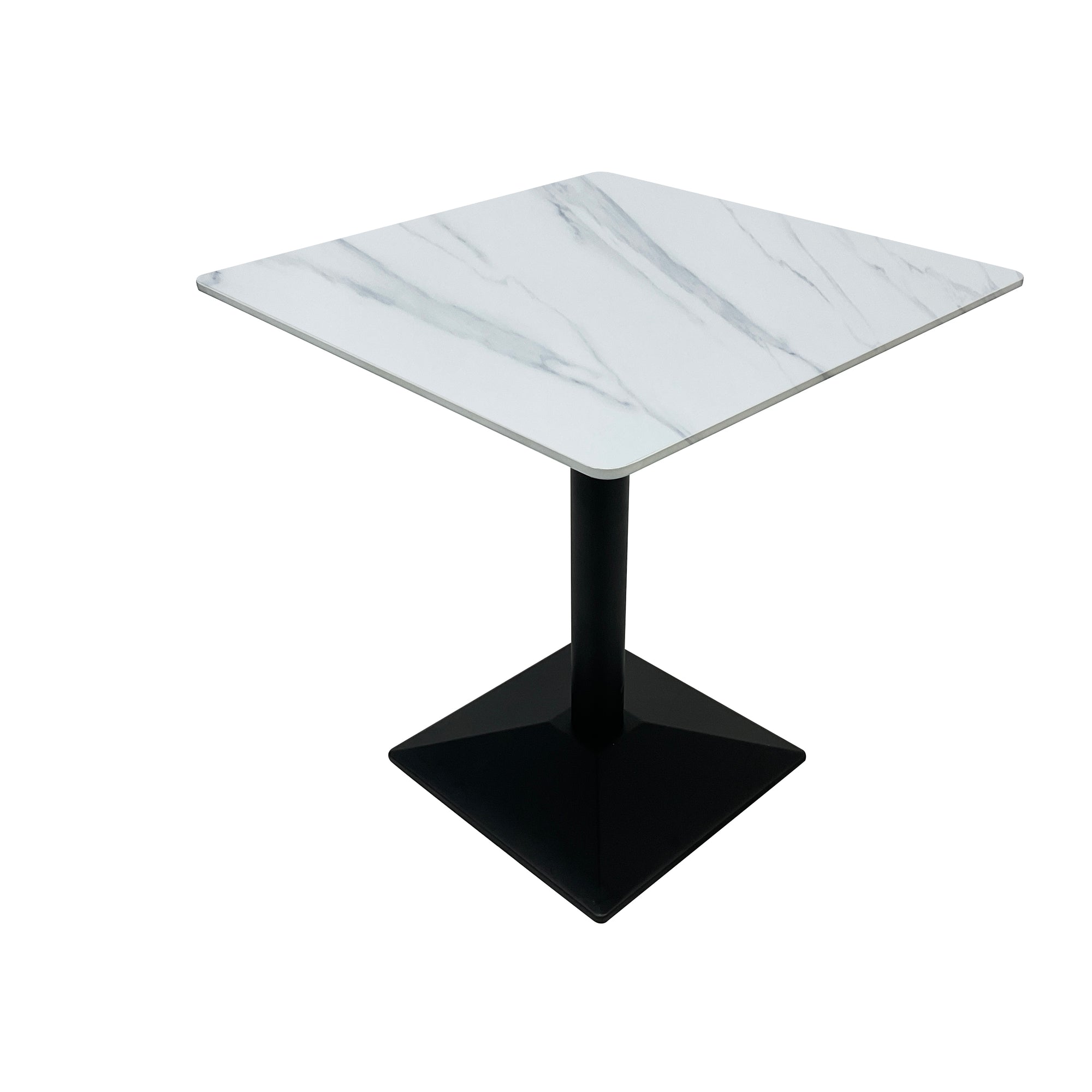 Compact Dining Table , 2-6 Seater for Home & Small Restaurants, Square 80cm, Space-Saving Design