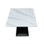 Compact Dining Table , 2-6 Seater for Home & Small Restaurants, Square 80cm, Space-Saving Design