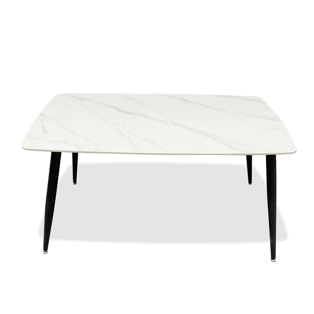 Compact Dining Table , 2-6 Seater for Home & Small Restaurants, 80140cm, Space-Saving Design