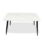 Compact Dining Table , 2-6 Seater for Home & Small Restaurants, 80140cm, Space-Saving Design