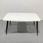 Compact Dining Table , 2-6 Seater for Home & Small Restaurants, 80140cm, Space-Saving Design