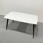 Compact Dining Table , 2-6 Seater for Home & Small Restaurants, 80140cm, Space-Saving Design
