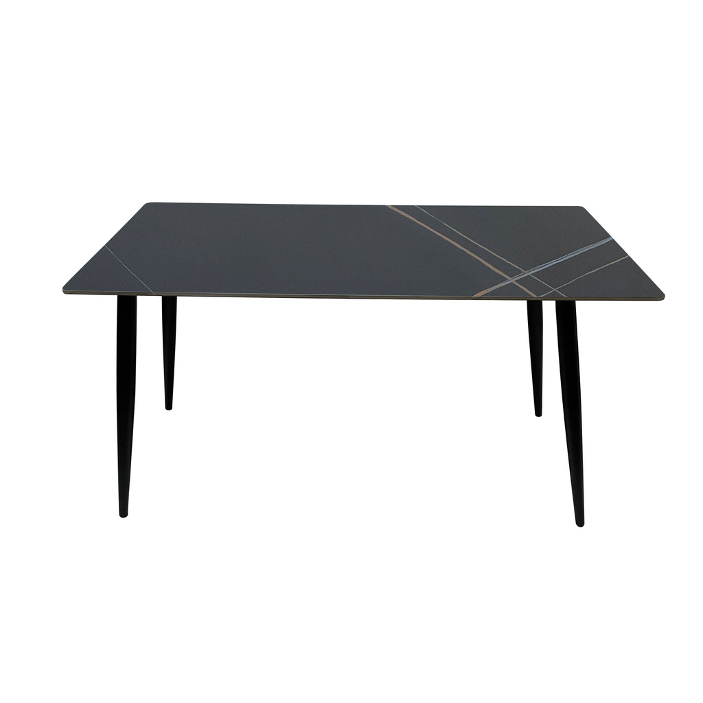 Compact Dining Table , 2-6 Seater for Home & Small Restaurants, 80140cm, Space-Saving Design