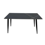 Compact Dining Table , 2-6 Seater for Home & Small Restaurants, 80140cm, Space-Saving Design
