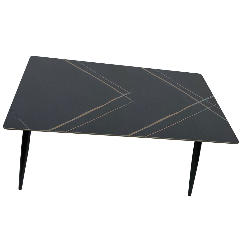 Compact Dining Table , 2-6 Seater for Home & Small Restaurants, 80140cm, Space-Saving Design