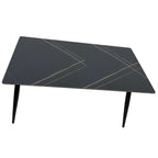 Compact Dining Table , 2-6 Seater for Home & Small Restaurants, 80140cm, Space-Saving Design