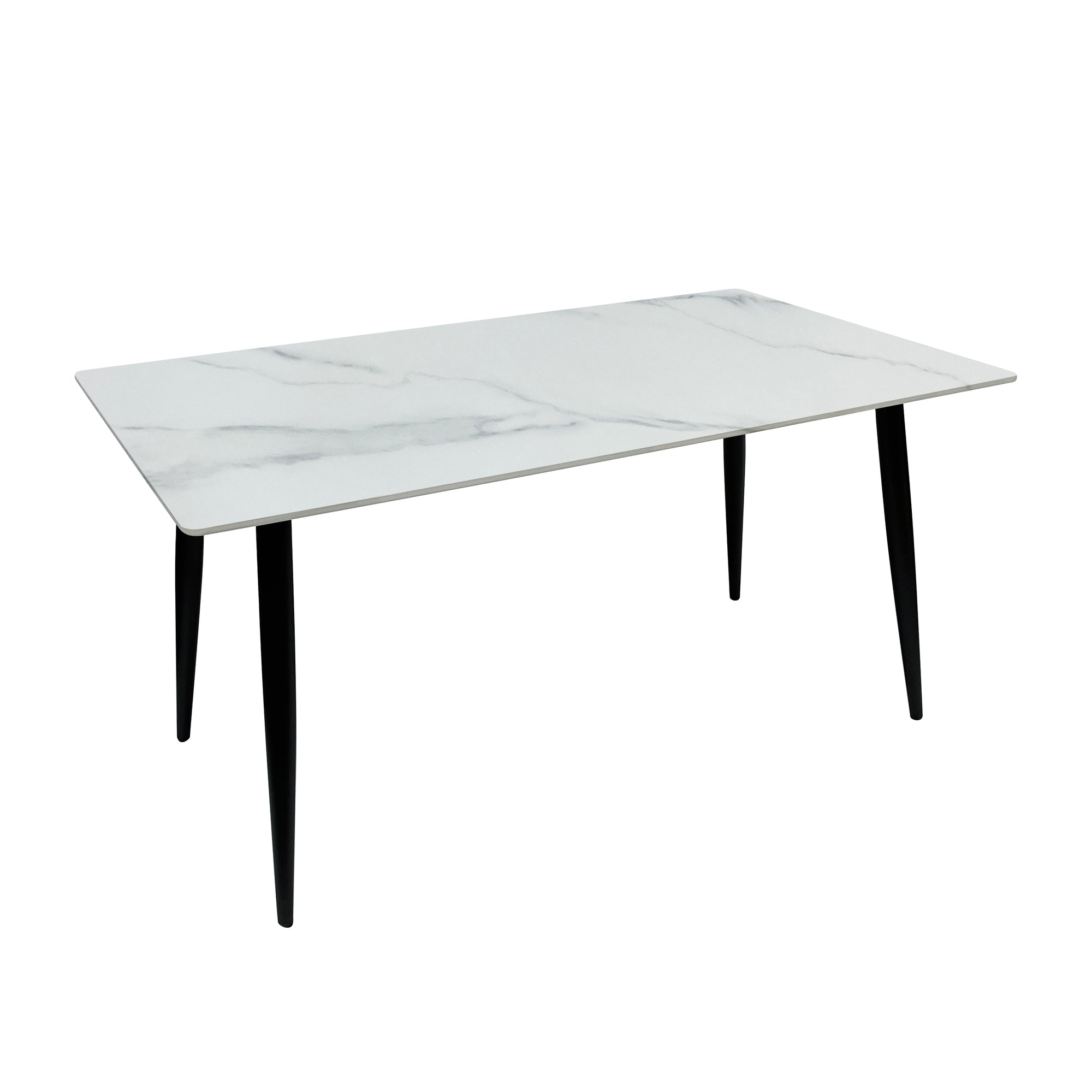 Compact Dining Table , 2-6 Seater for Home & Small Restaurants, 80140cm, Space-Saving Design