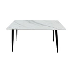 Compact Dining Table , 2-6 Seater for Home & Small Restaurants, 80140cm, Space-Saving Design