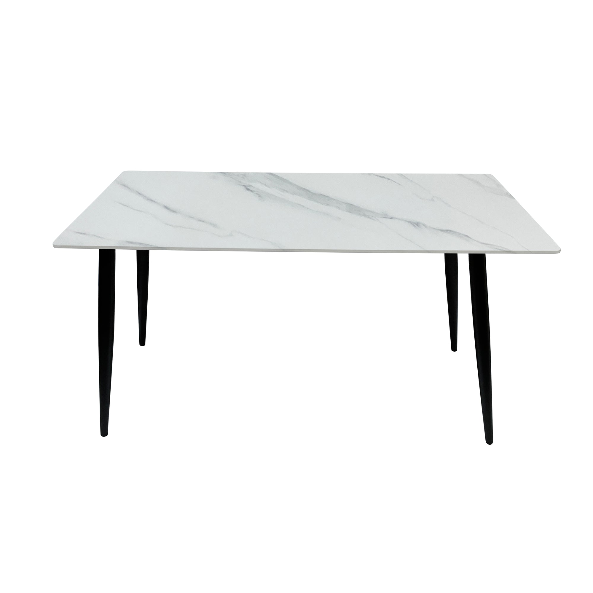 Compact Dining Table , 2-6 Seater for Home & Small Restaurants, 80140cm, Space-Saving Design