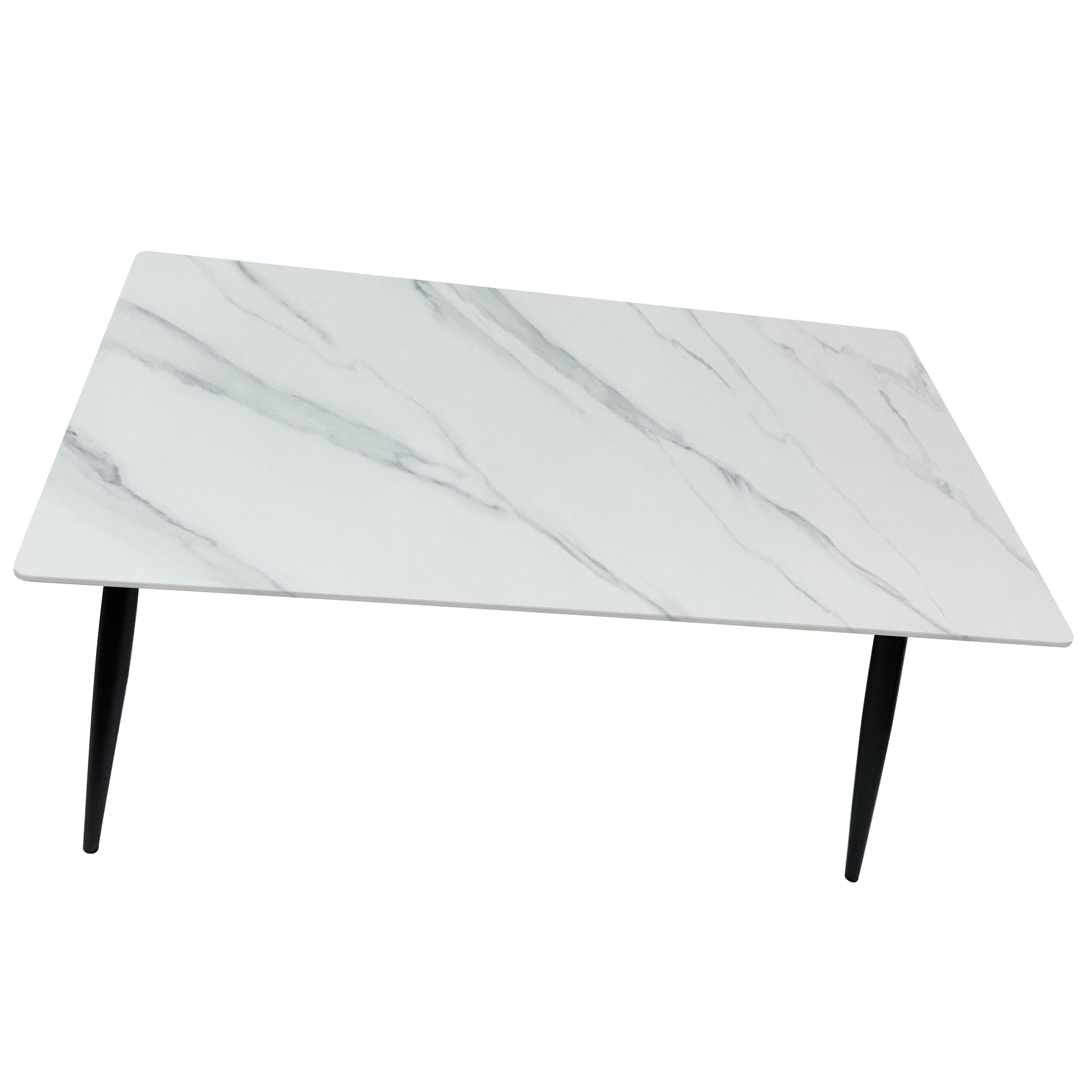 Compact Dining Table , 2-6 Seater for Home & Small Restaurants, 80140cm, Space-Saving Design