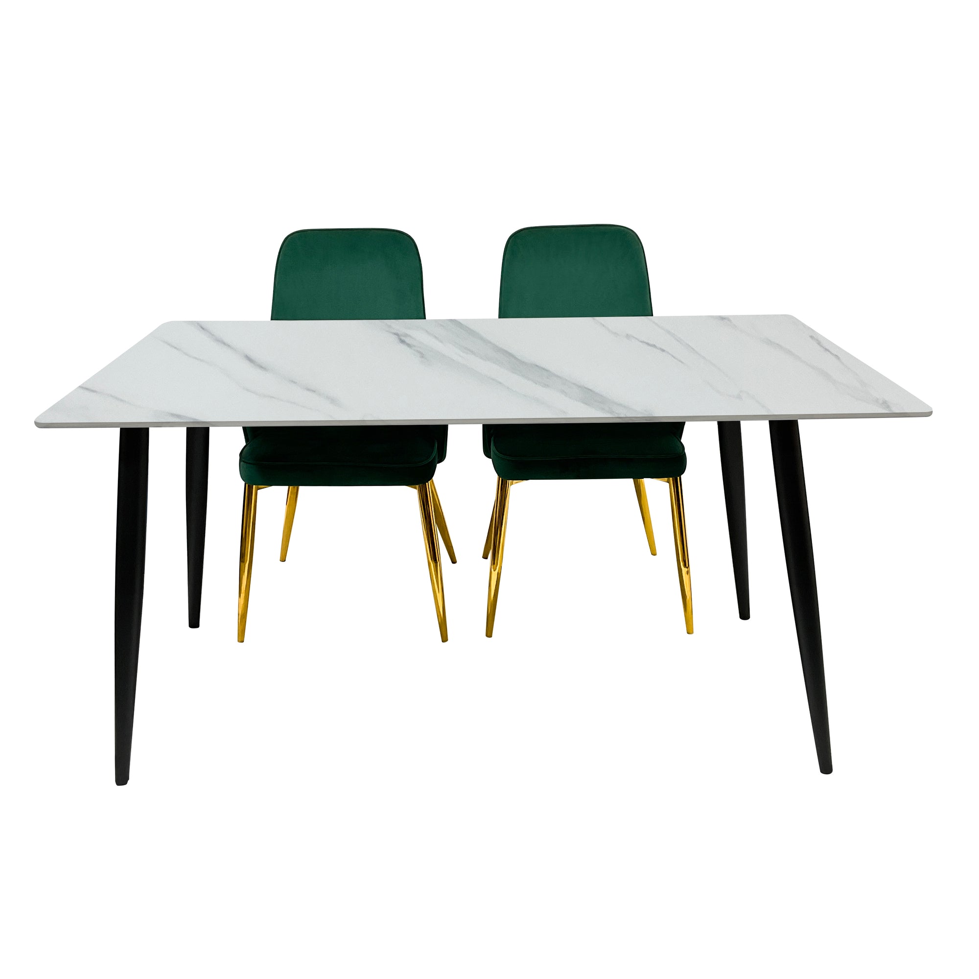 Compact Dining Table , 2-6 Seater for Home & Small Restaurants, 80140cm, Space-Saving Design