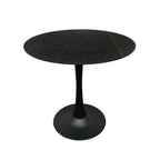 Compact Dining Table , 2-6 Seater for Home & Small Restaurants, Round 80cm, Space-Saving Design