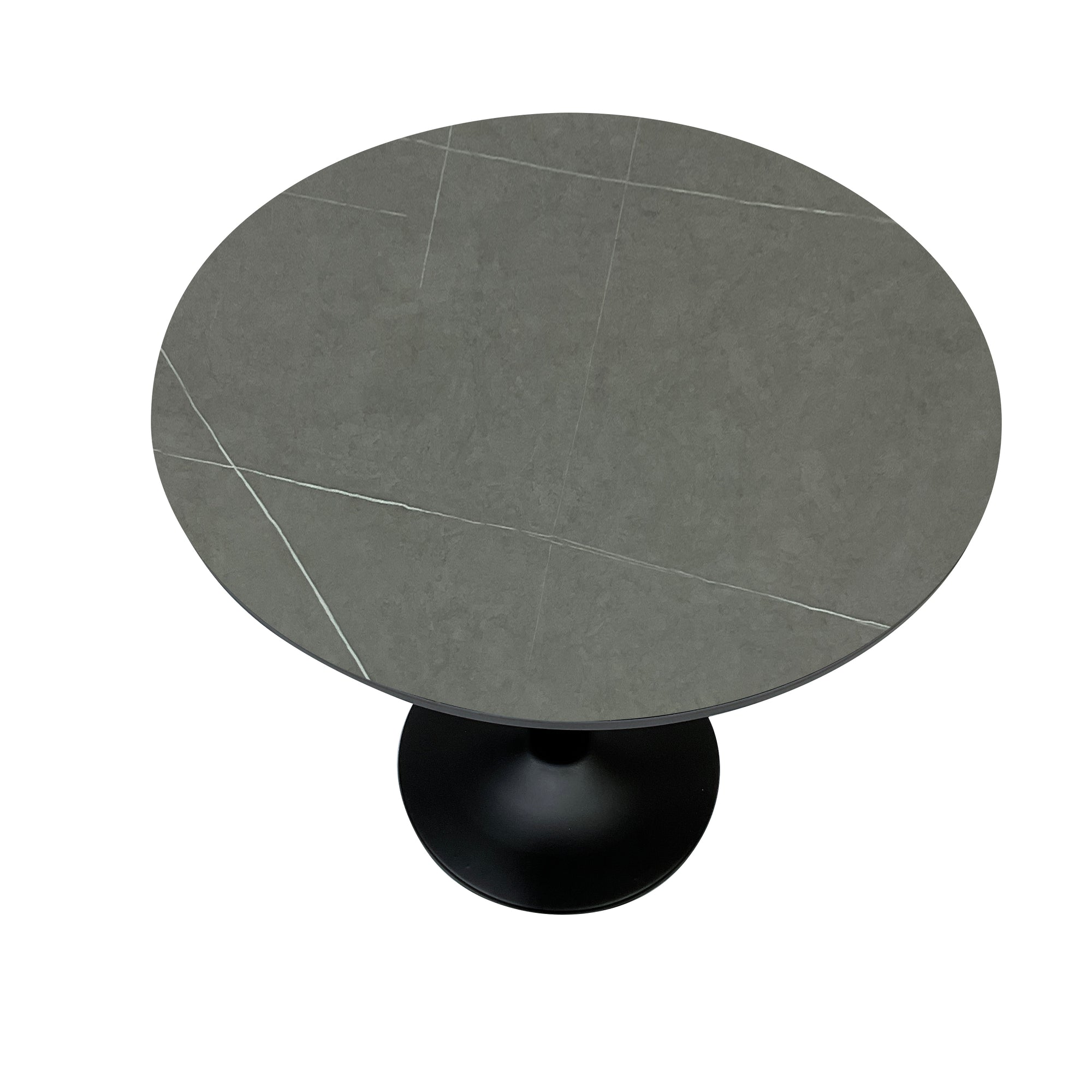 Compact Dining Table , 2-6 Seater for Home & Small Restaurants, Round 80cm, Space-Saving Design