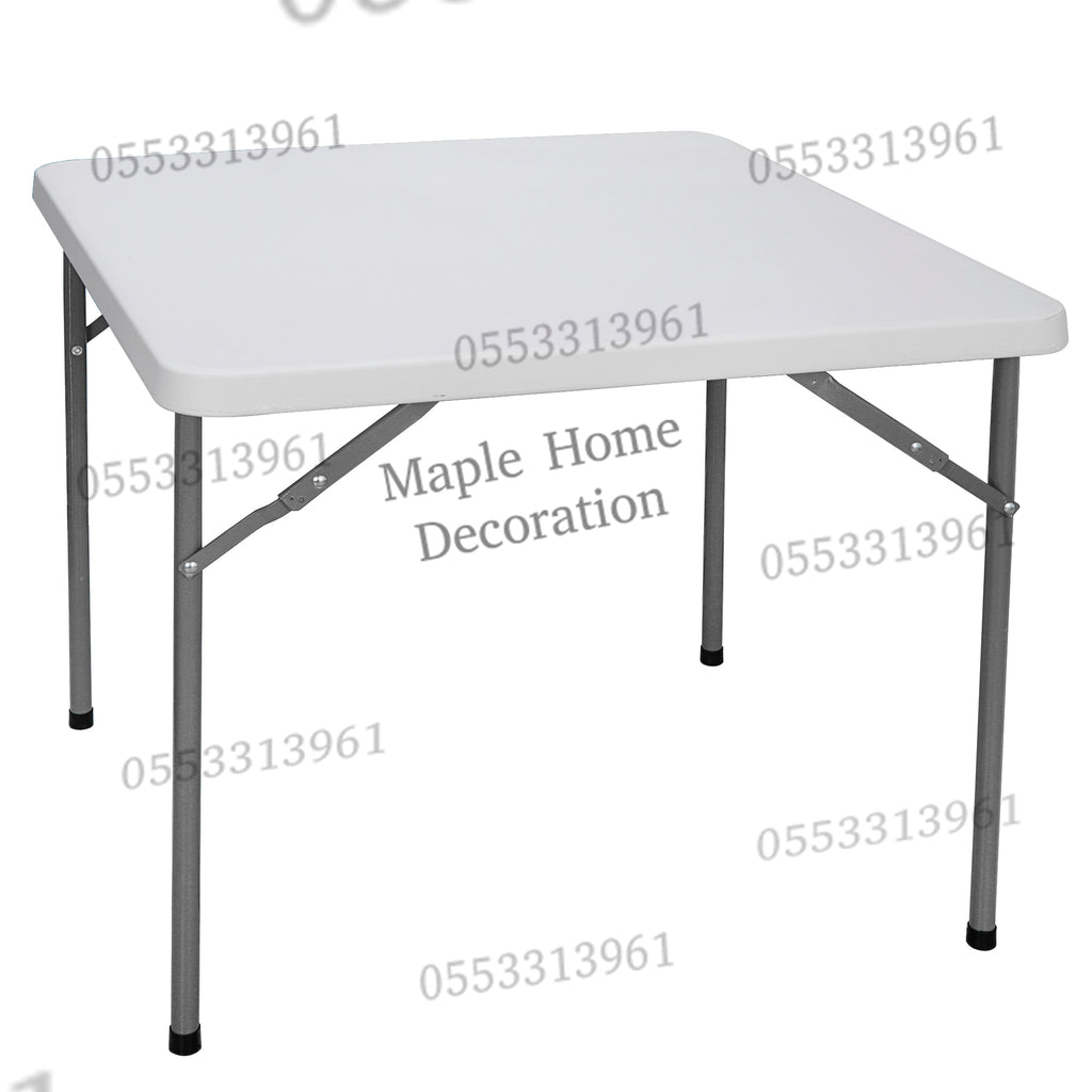 Plastic Folding Table Portable Trestle Table Multi-purpose Carry Handle Lightweight Dining Living Office Camp Picnic Party Beach Event Furniture