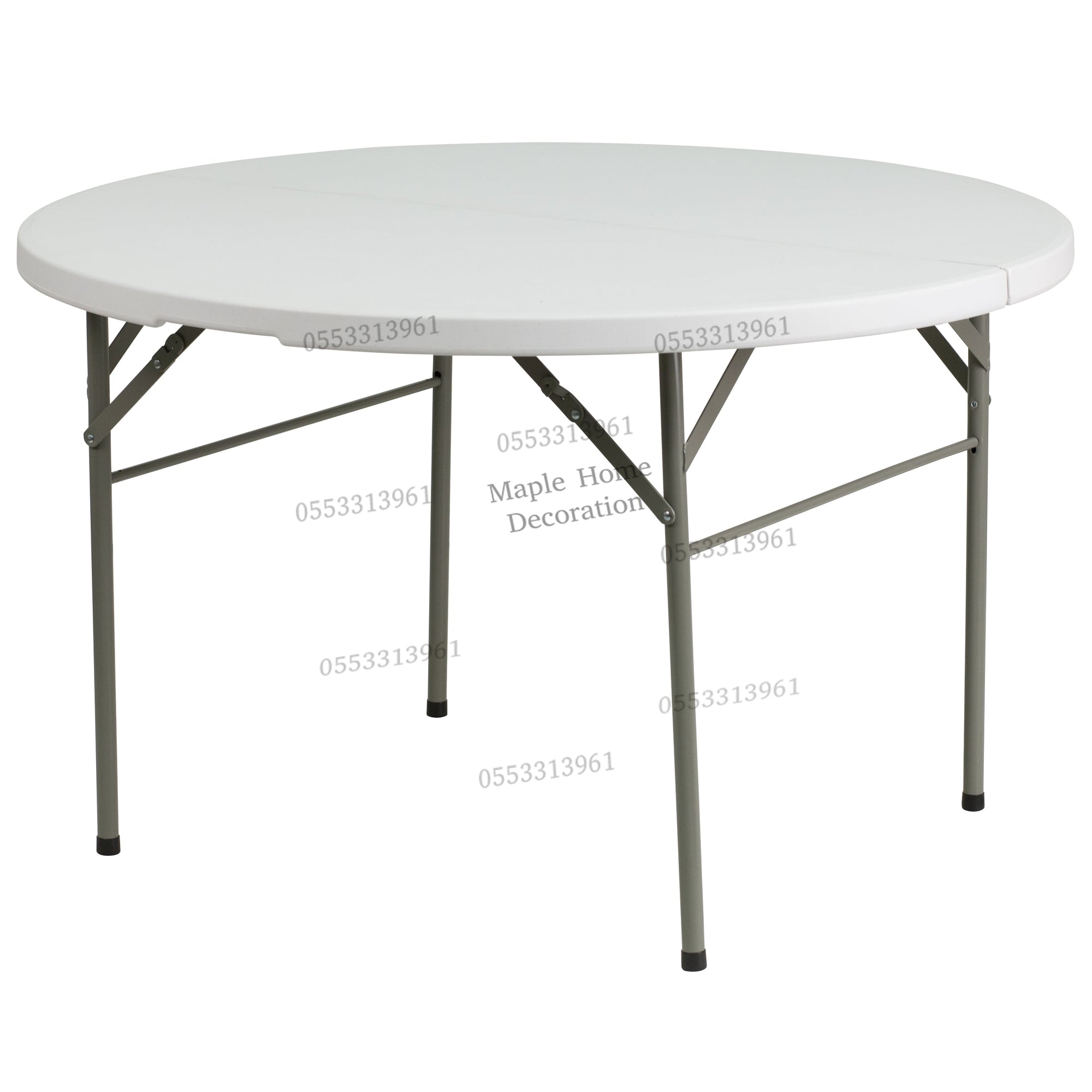 Plastic Folding Table Portable Trestle Table Multi-purpose Carry Handle Lightweight Dining Living Office Camp Picnic Party Beach Event Furniture