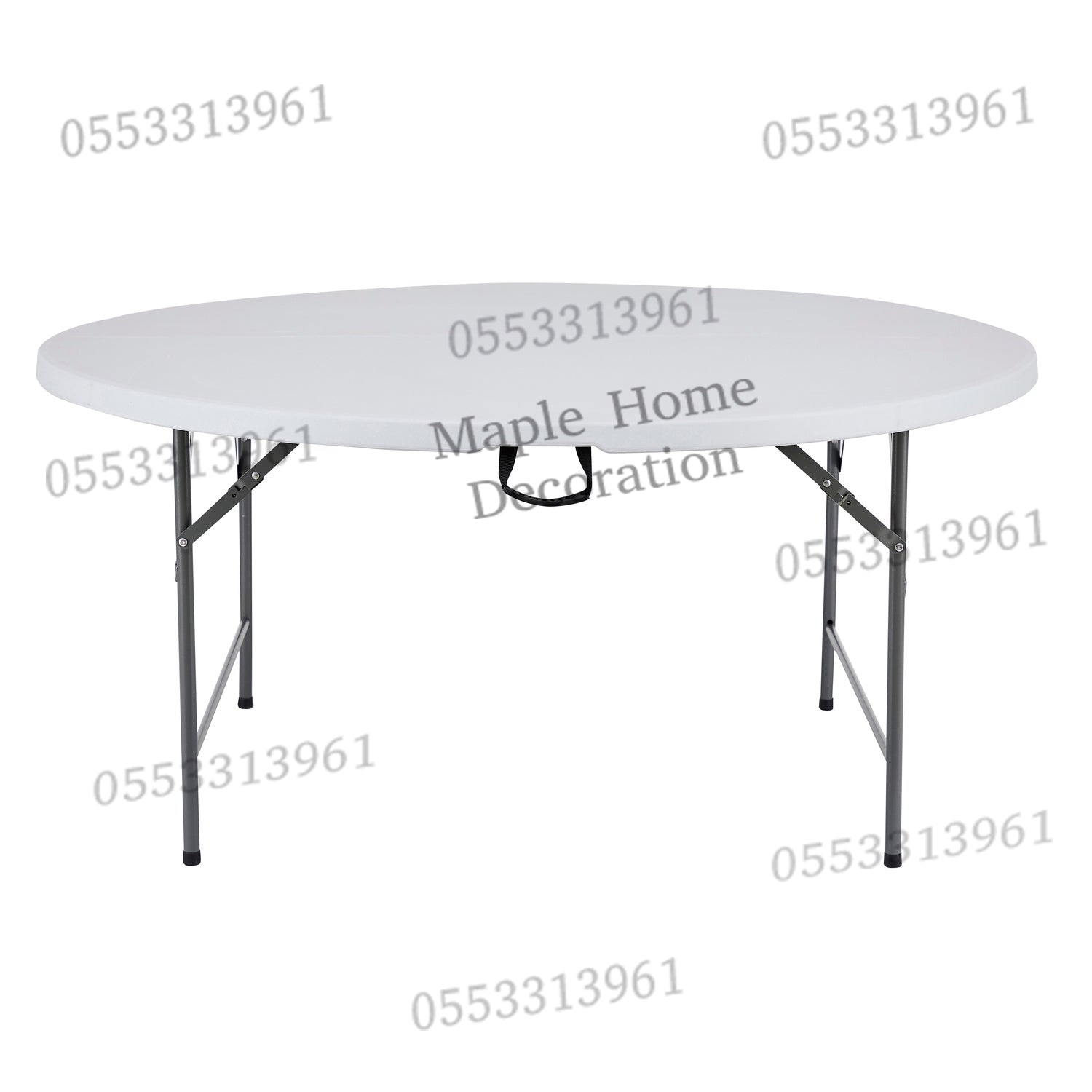 Plastic Folding Table Portable Trestle Table Multi-purpose Carry Handle Lightweight Dining Living Office Camp Picnic Party Beach Event Furniture