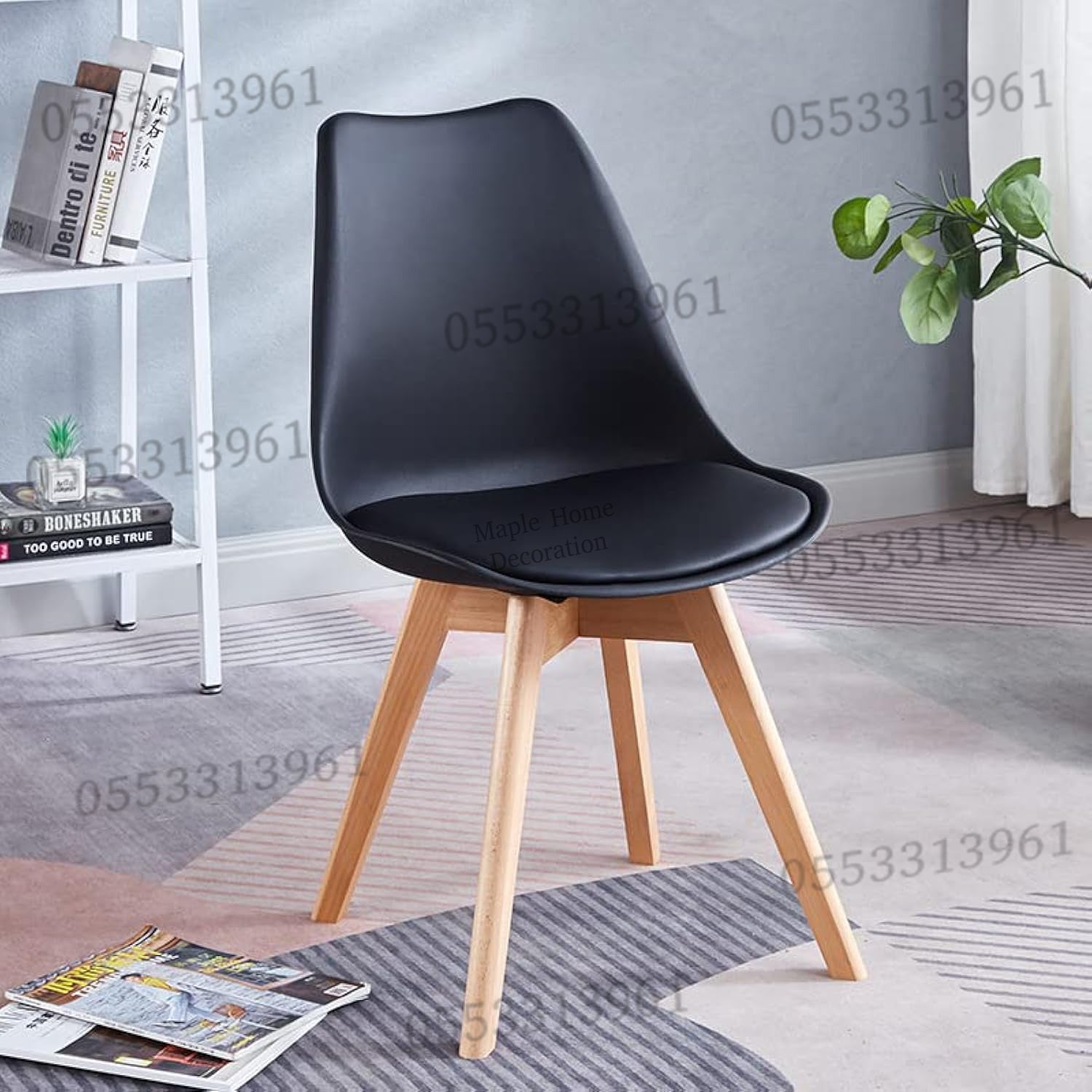 Dining Chairs Velvet Cushion Seat Chair Stainless Steel Golden Legs Dining Room Chair