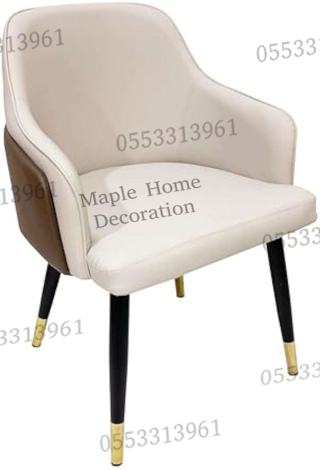Dining Chairs Velvet Cushion Seat Chair Stainless Steel Golden Legs Dining Room Chair