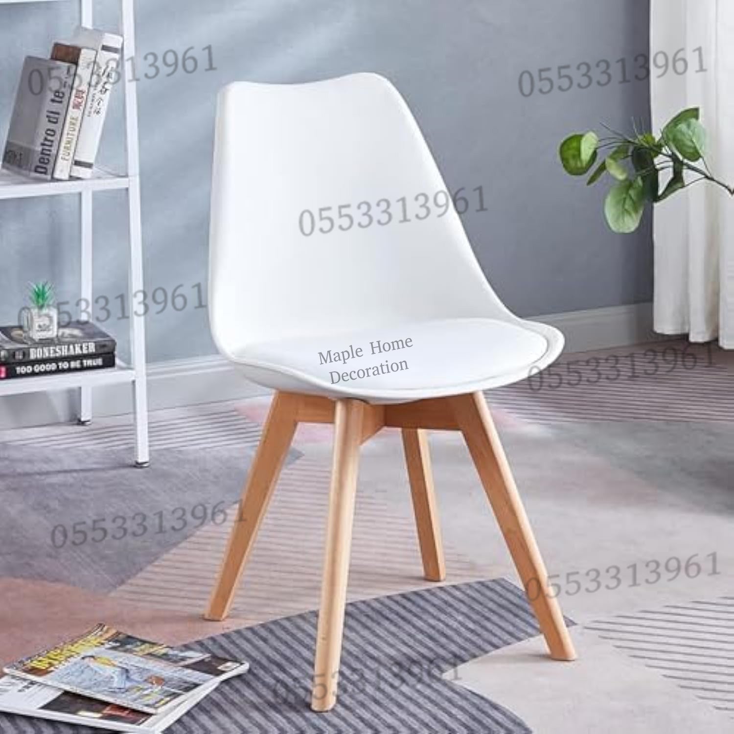 Dining Chairs Velvet Cushion Seat Chair Stainless Steel Golden Legs Dining Room Chair