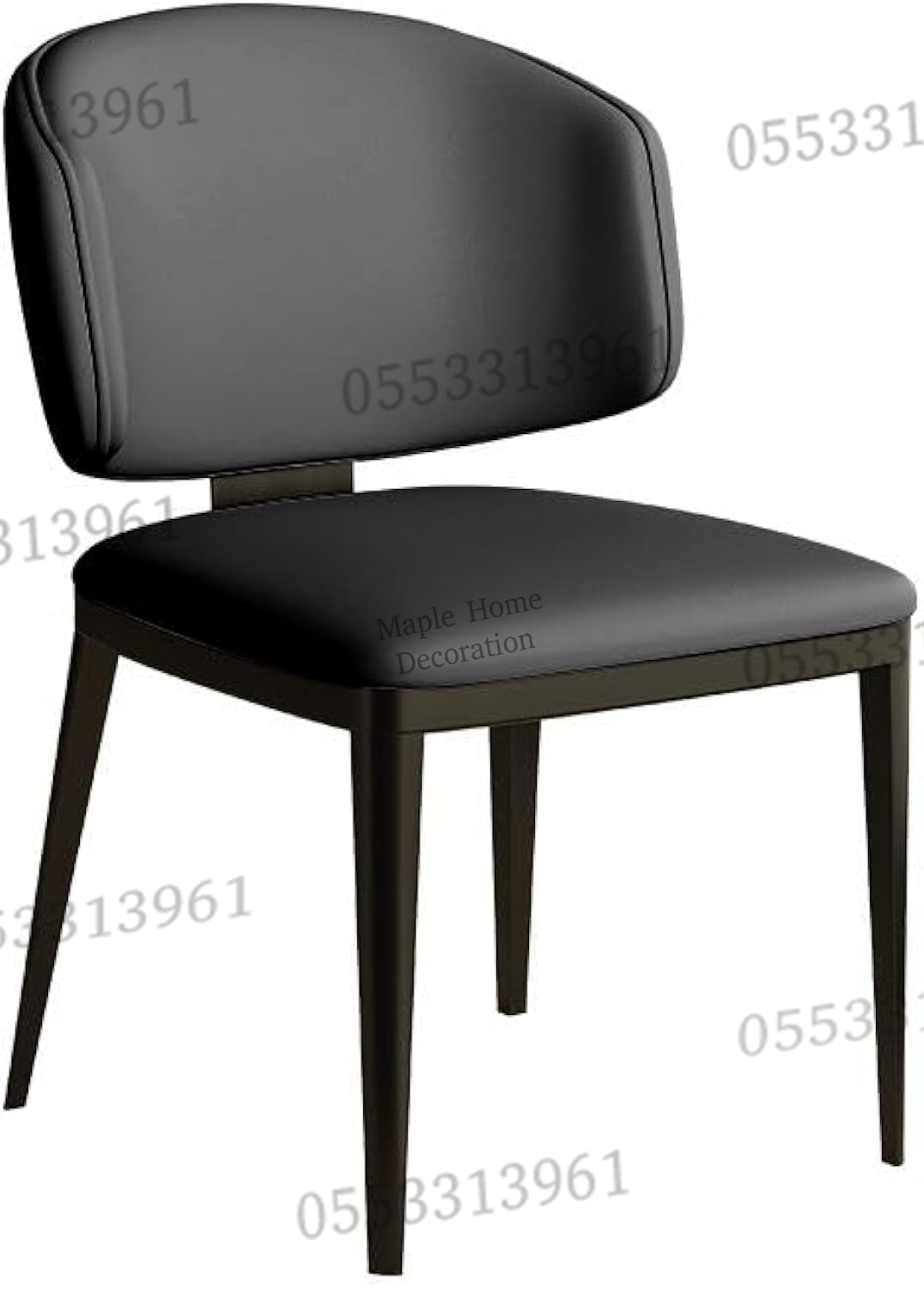 Dining Chairs Velvet Cushion Seat Chair Stainless Steel Golden Legs Dining Room Chair