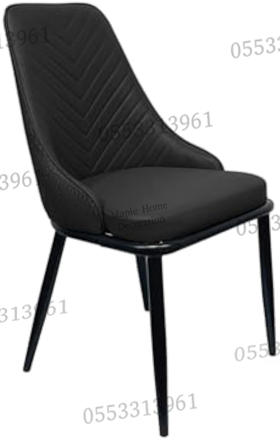 Dining Chairs Velvet Cushion Seat Chair Stainless Steel Golden Legs Dining Room Chair